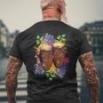 Congasalsa Instruments Latino Music メンズTシャツ バックプリント 高齢者への贈り物