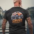 Crush Multiple Sclerosis Awareness Monster Truck Toddler Boy Men's T-shirt Back Print Gifts for Old Men