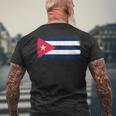 Cuban Flag Cuba Miamipanish Cuban メンズTシャツ バックプリント 高齢者への贈り物