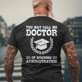 Dba 大学院 Dba 博士 メンズTシャツ バックプリント 高齢者への贈り物