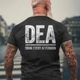 Dea Drink Every Afternoon シャツ 面白い メンズ レディース ドリンク メンズTシャツ バックプリント 高齢者への贈り物