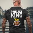 Divertente Pancake King Per Gli Amanti Dei Pancake Uomini Papà Ragazzi T-shirt da uomo con stampa posteriore Regalos para ancianos