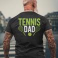 Divertente Papàportivo Giocatore Allenatore Fan Festa Del Papà Tennis Papà T-shirt da uomo con stampa posteriore Regalos para ancianos