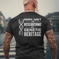 Dna検査 遺伝子検査 Crispr微生物学 メンズTシャツ バックプリント 高齢者への贈り物
