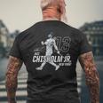 Dynamic Pose Jazz Chisholm Jr New York Baseball Mlbpa メンズTシャツ バックプリント 高齢者への贈り物