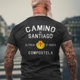 El Camino Deantiago Buen Caminot James Way ハイキングギフト メンズTシャツ バックプリント 高齢者への贈り物