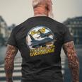 F-16 ウクライナ メンズTシャツ バックプリント 高齢者への贈り物