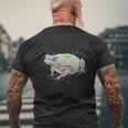 Fae Fairy Witchy Whimsigoth Goblincore Cottagecore Toad Frog メンズTシャツ バックプリント 高齢者への贈り物