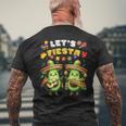 Lets Fiesta 5 De Mayo ポンチョ アボカド メキシカン パーティー メンズ レディース メンズTシャツ バックプリント 高齢者への贈り物