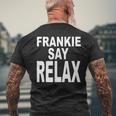 Frankieay Relax レトロ ヴィンテージ メンズTシャツ バックプリント 高齢者への贈り物