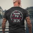 Friends Trip 2026 Travel Vacation Friends Night Out Men's T-shirt Back Print Gifts for Old Men