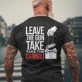 Leave The Gun Take The Cannoli メンズ レディース イタリア国旗 メンズTシャツ バックプリント 高齢者への贈り物
