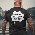 Future Bébé Annonce T-shirt imprimé au dos Cadeaux pour les vieillards