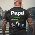 Futuro Papà Padre Daddy Loading Gravidanza Regalo Famiglia T-shirt da uomo con stampa posteriore Regalos para ancianos