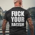 F人種差別、人種差別、Str8evil メンズTシャツ バックプリント 高齢者への贈り物