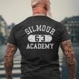 Gilmour Academy 63、ヴィンテージグラフィックが着用するクラシックロック メンズTシャツ バックプリント 高齢者への贈り物