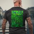 The Glob ビンテージ映画ポスター ホラー ゴス ハロウィン メンズTシャツ バックプリント 高齢者への贈り物
