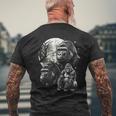 Gorilla Monkey 90年代スタイル ヴィンテージ 美学 Y2k ゴリラ メンズTシャツ バックプリント 高齢者への贈り物