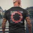 His Grace Is Enough イエス・キリスト キリスト キリスト教 宗教 メンズTシャツ バックプリント 高齢者への贈り物