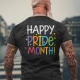 Happy Pride Month レインボー ゲイプライド アリー Lgbt メンズ レディース キッズ メンズTシャツ バックプリント 高齢者への贈り物