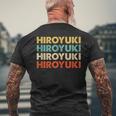 Hiroyuki 浩之 メンズTシャツ バックプリント 高齢者への贈り物