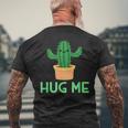 Hug Me 面白い サボテン ユーモア ギフト メンズTシャツ バックプリント 高齢者への贈り物