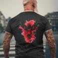 Huginiking Raven Odinsalhalla 北欧神話 メンズTシャツ バックプリント 高齢者への贈り物