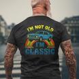I'm Not Old I'm Classic ビンテージカー 誕生日デザイン メンズTシャツ バックプリント 高齢者への贈り物