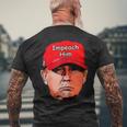Impeach Trumptupid レッドキャップ ジョーク 民主党員 Usa 弾丸 メンズTシャツ バックプリント 高齢者への贈り物