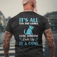 It's All Fun et Tech 獣医師 獣医 学生 メンズTシャツ バックプリント 高齢者への贈り物
