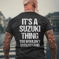 It's Auzuki Thing You Wouldn't Understand おかしなスズキ メンズTシャツ バックプリント 高齢者への贈り物