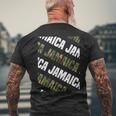 Jamaicaカモ柄グリーンカモフラージュ メンズTシャツ バックプリント 高齢者への贈り物