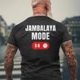 Jambalaya モード 面白い文字 食べ物愛好家に最適 スープ ユーモア メンズTシャツ バックプリント 高齢者への贈り物