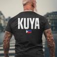 Kuya お兄さん フィリピン Pinoy Filipino メンズTシャツ バックプリント 高齢者への贈り物