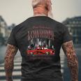 Latino Los Cholo Chicano s チカーノ ローライダー ローライダー メンズTシャツ バックプリント 高齢者への贈り物