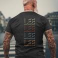 Lee First Name My Personalized Named メンズTシャツ バックプリント 高齢者への贈り物