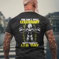 Leg Day ボディビルディング スクワット ジム モチベーションスクワット メンズTシャツ バックプリント 高齢者への贈り物