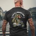 Life Is A Monkey Bike 英国軍 ヴィンテージエディション メンズTシャツ バックプリント 高齢者への贈り物