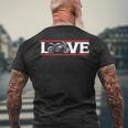 Love To Ride レース スポーツバイク ストリートバイク オートバイ メンズTシャツ バックプリント 高齢者への贈り物
