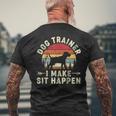 I Makeit Happenドッグコマンドトレーニング 面白い犬のトレーナー メンズTシャツ バックプリント 高齢者への贈り物
