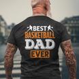 Miglior Papà Di Basket Mai T-shirt da uomo con stampa posteriore Regalos para ancianos