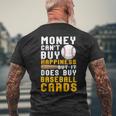 Money Can Buy 野球カード 面白い野球愛好家ファン メンズTシャツ バックプリント 高齢者への贈り物