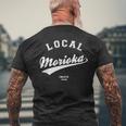 Morioka Local 盛岡ローカル 故郷 メンズTシャツ バックプリント 高齢者への贈り物