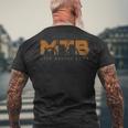 Mtb Life Behind Barsマウンテンバイクシャツ ヴィンテージmtbシャツ メンズTシャツ バックプリント 高齢者への贈り物