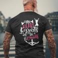 My Heart Beats 8カウント チアリーダー ダンサー チアリーディング メンズTシャツ バックプリント 高齢者への贈り物