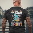 Mytudents Are Eggs Tremelymart イースターの日の先生 メンズTシャツ バックプリント 高齢者への贈り物