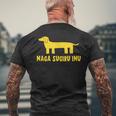 Nagaugiru Inu なが すぎる いぬ メンズTシャツ バックプリント 高齢者への贈り物