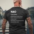 Nao 奈央 メンズTシャツ バックプリント 高齢者への贈り物