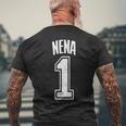 Nenaサポーター番号 1番の大ファン メンズTシャツ バックプリント 高齢者への贈り物