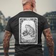 No Kings Day タロットカード カエル メンズTシャツ バックプリント 高齢者への贈り物